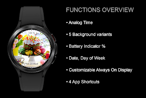 EY44 Easter Cake Analog Watch Screenshot 2