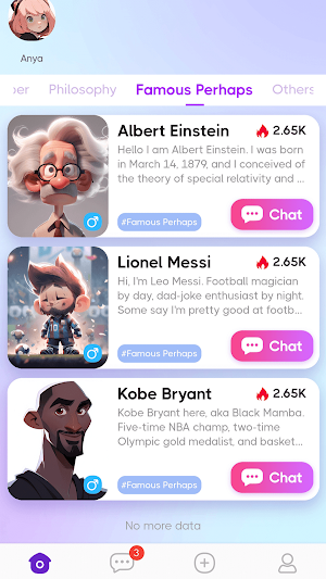 AI Persona World: Chat Friends Screenshot 2