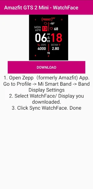 GTS 2 Mini - Watchface Screenshot 3