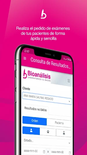 Laboratorios Bioanálisis Screenshot 0