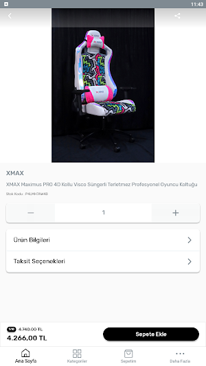 Xmax Oyuncu Koltuğu Screenshot 0