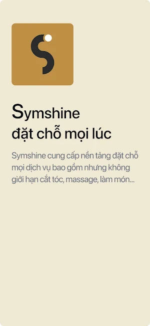 Symshine: Đặt lịch dễ dàng Screenshot 0