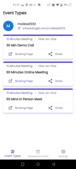 SchedulingKit Screenshot 1