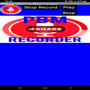 PBM Voice Recorder Screenshot 1