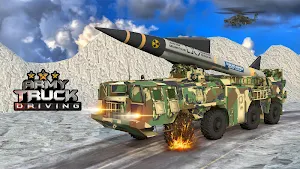 US Army Missile Attack : Army Truck Driving Games Screenshot 0