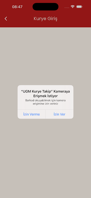 UGM Kurye Takip Screenshot 2