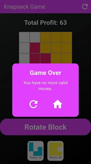 KnapSack Screenshot 1