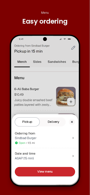 Sindbad Burger Screenshot 2