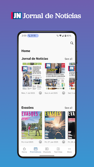 Jornal de Notícias Screenshot 1
