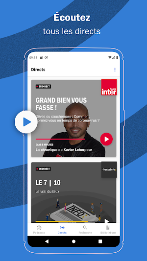 Radio France - podcasts, radio en direct Screenshot 2