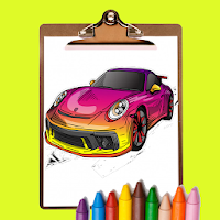 Super Car Coloring Book 2020