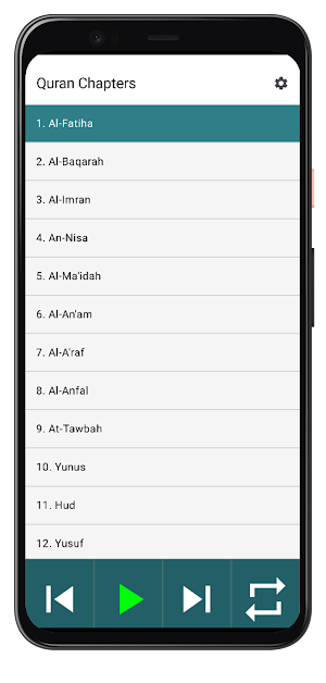 Easy Audio Quran Screenshot 1
