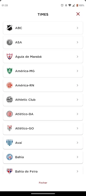 Copa do Brasil Tabela & Jogos Screenshot 3