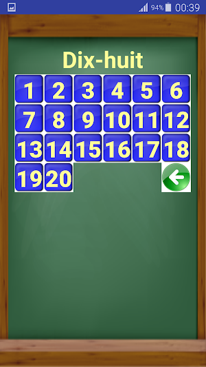 Les chiffres en français - jeux de maths Screenshot 3