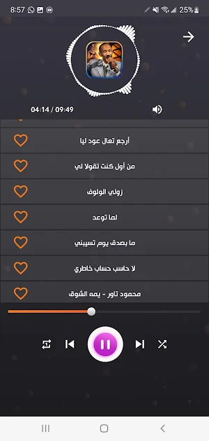جميع اغاني محمود تاور بدون نت Screenshot 2