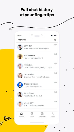 LiveChat Lite - Customer service chat Screenshot 3