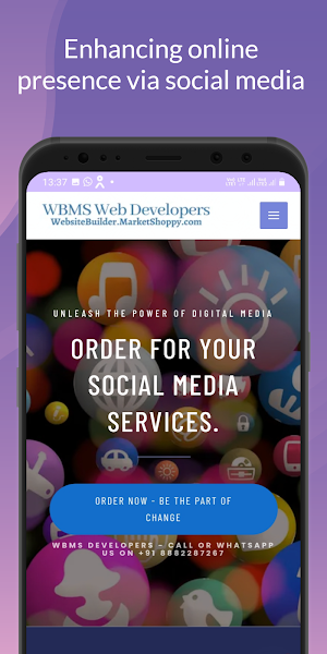 WBMS Web Developers: Site, App Screenshot 2