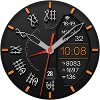 Analog UNIWOON WS46 Watch face