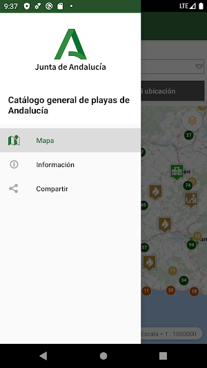 Catálogo General de Playas de Andalucía Screenshot 1