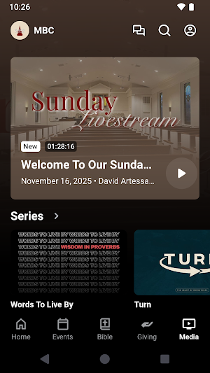 Monticello Baptist Church Screenshot 2