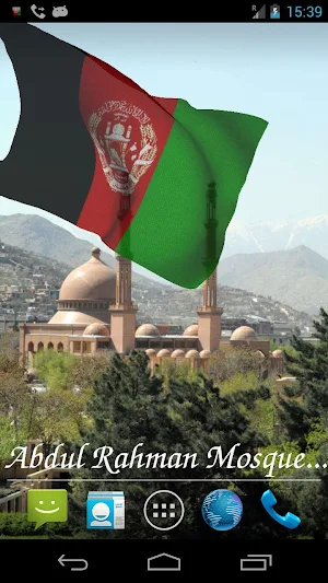 Afghanistan Flag Live Wallpaper Screenshot 2