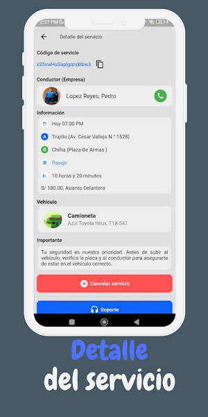Goslam viajes - pasajero Screenshot 3