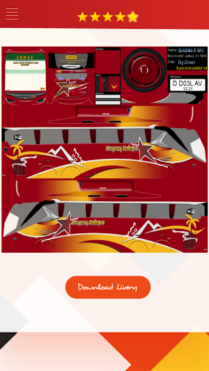 Livery Bussid Jetbus 3 SHD Update Screenshot 1