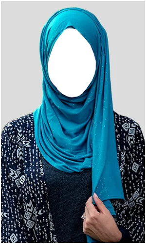 Hijab Women Scarf Photo Suit Screenshot 1
