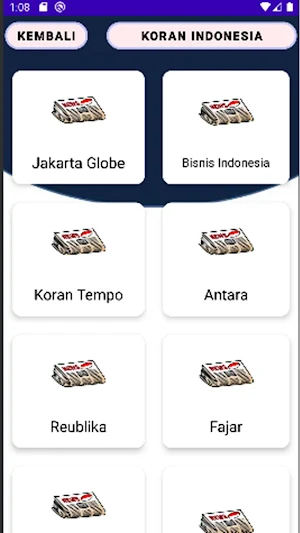 Surat Kabar Indonesia Screenshot 2