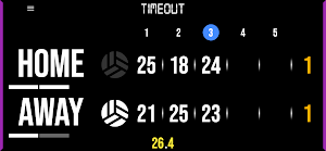 BT Volleyball Scoreboard Screenshot 2