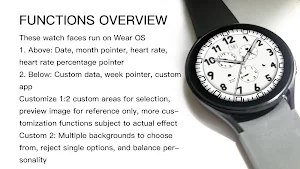 Frosted White For Wear OS Screenshot 1