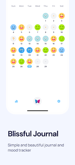 Blissful Journal, Mood Tracker Screenshot 0