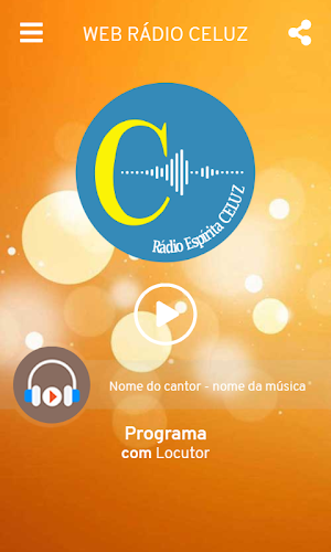 Web rádio  CELUZ Screenshot 1