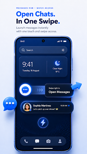 Messages: Text Messenger Home Screenshot 3