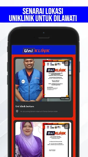 UNIKlinik App Screenshot 2