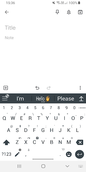 Theme for A.I.type Droid W א Screenshot 0