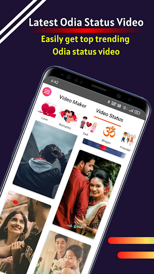 Odia Status Video Maker - Fullscreen Video Status Screenshot 1