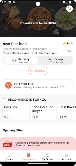 rays fast food Screenshot 2