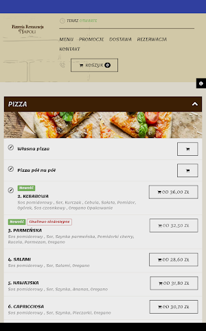 Pizzeria Napoli Szczecin Screenshot 2
