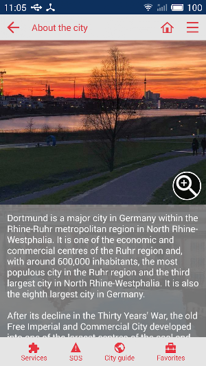 Dortmund city guide Screenshot 2