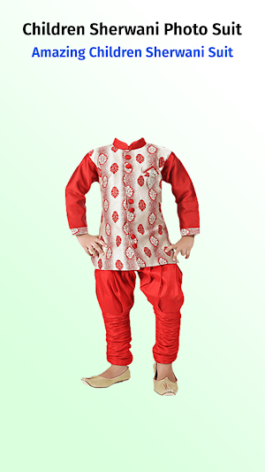 Children Shervani Photo Suit Screenshot 0