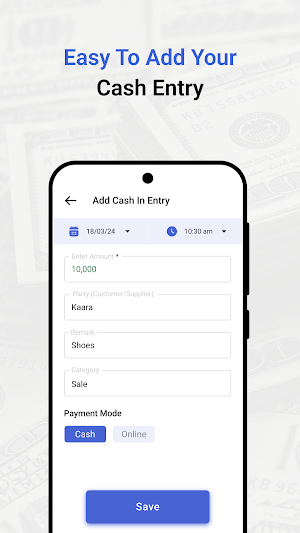 Cash Book : Expense Manager Screenshot 1