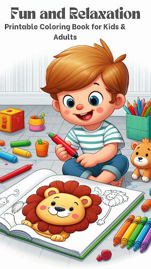 Printable Coloring Book & Page Screenshot 0