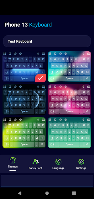 iOS Keyboard Screenshot 2