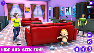 Baby hide and seek daddy Game Screenshot 2