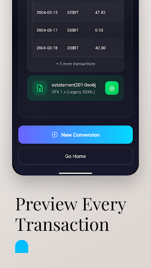 PDF to OFX Converter Screenshot 3