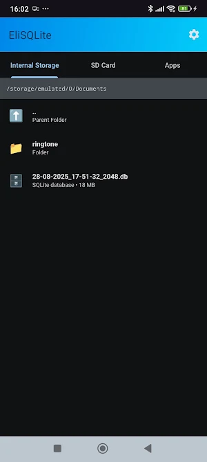 EliSQLite Screenshot 0