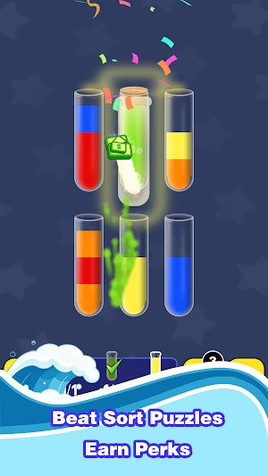 Cash Water Sort Screenshot 1