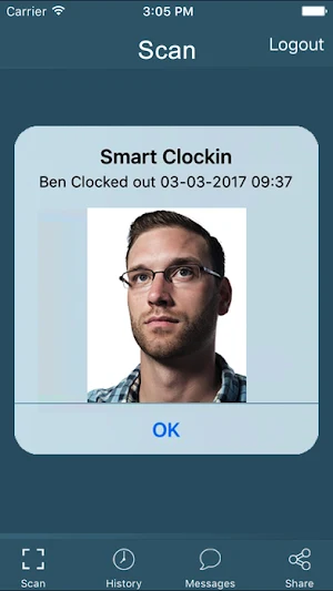 Smart Clockin Manager Screenshot 2