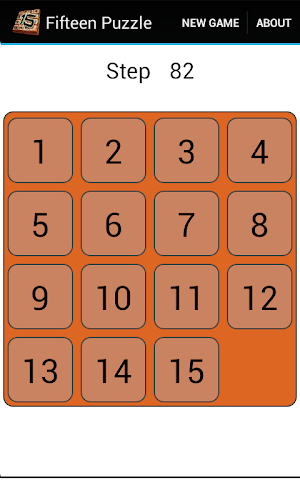 Fifteen Puzzle Screenshot 1